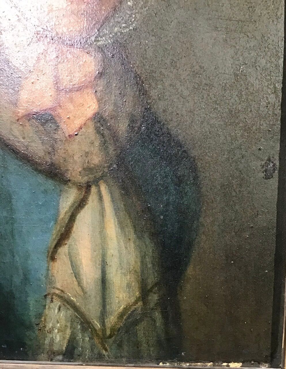 Portrait of a woman with a veil, 19th century.