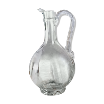 Carafe en verre soufflé