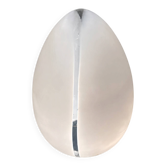 Vintage Murano lamp in white opaline glass – Italian design