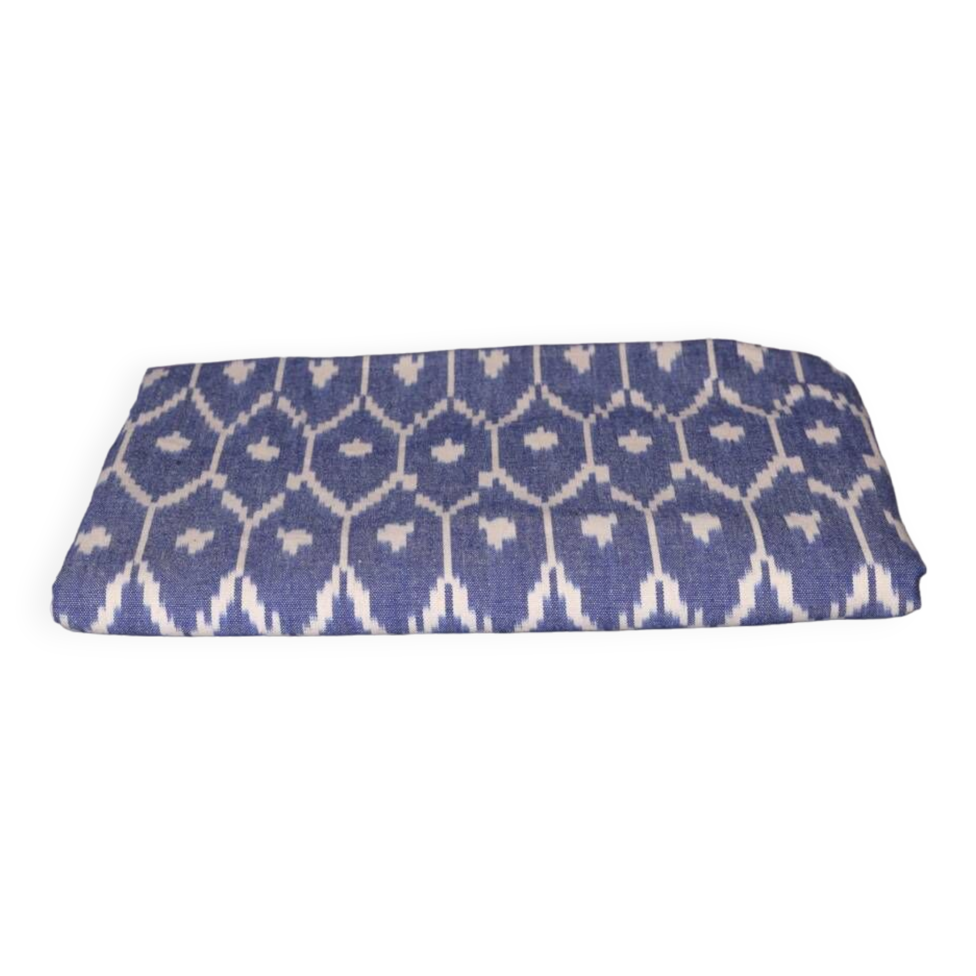 Ikat Bleu Nappe Ou Couverture