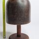 Old solid wood hat shape on foot, 1900