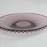 1960s Glass Serving Tray, Czechoslovakia