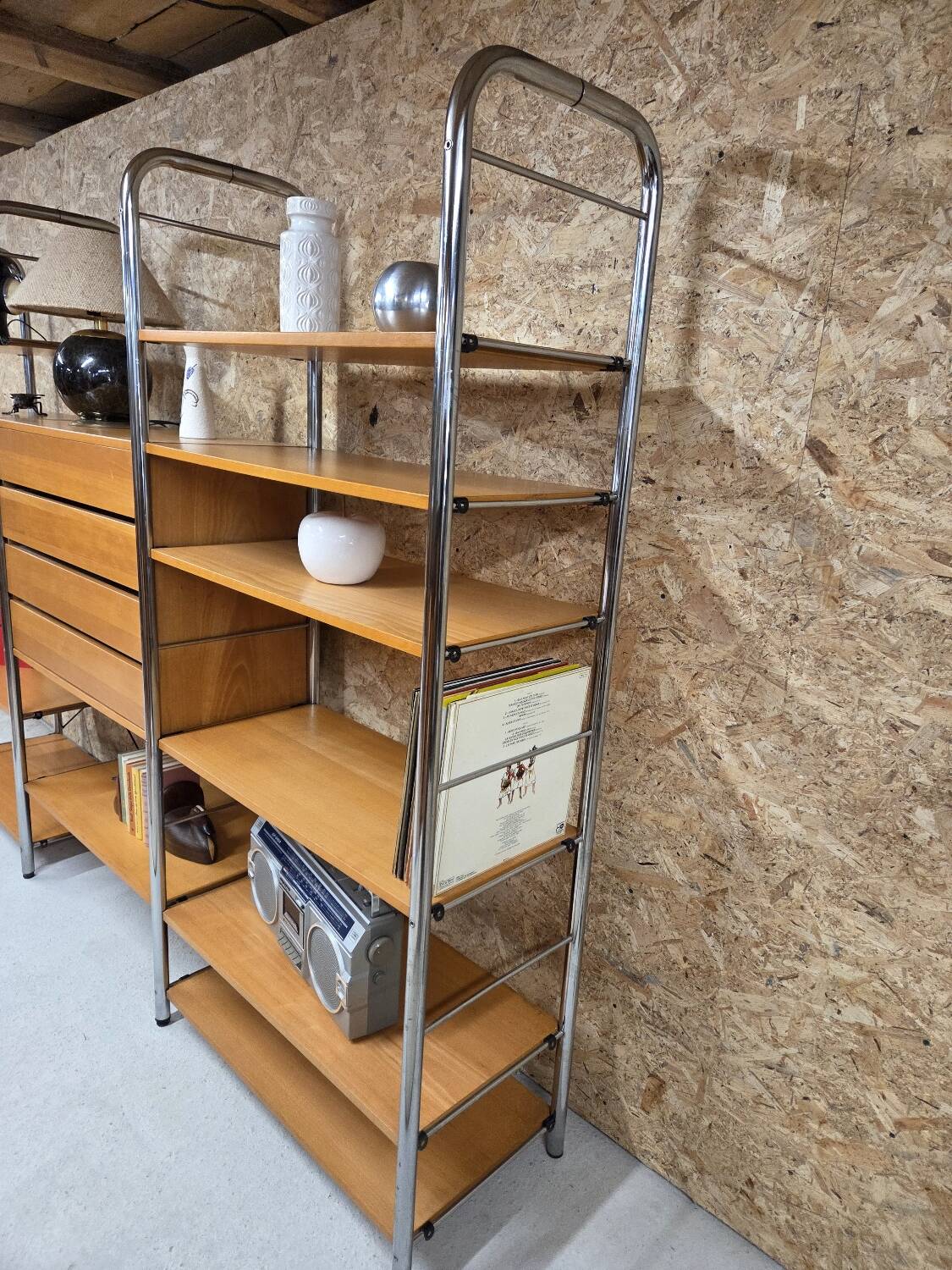 "Ikea shelf Sweden 1980"