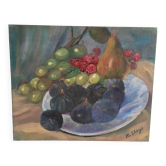 Fruit basket painting