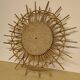 Vintage rattan mirror