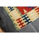 1970s Vintage Turkish Oushak Handmade Wool Cotton Red Runner Rug 78x224