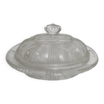 Crystal sugar bowl