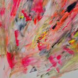 Abstract painting table