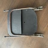 Lot de 4 chaises industrielles pliantes