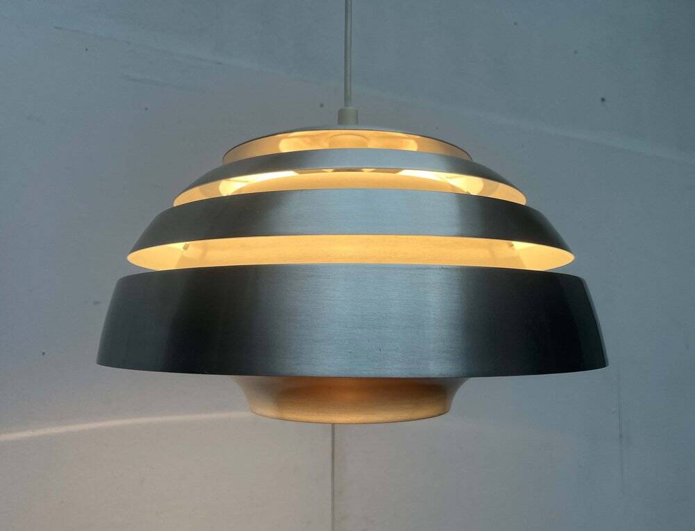 Suspension dôme moderne du milieu du siècle attribué à Hans Agne Jakobsson, années 1960