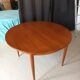 Vintage round extendable table