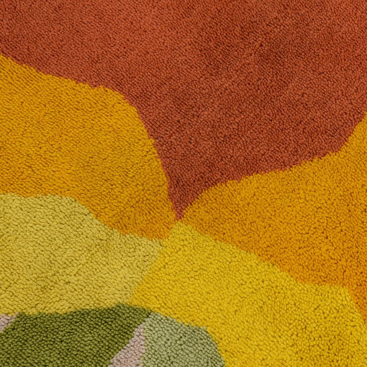Wool rugs from the 60s by artist Wolf Bauer