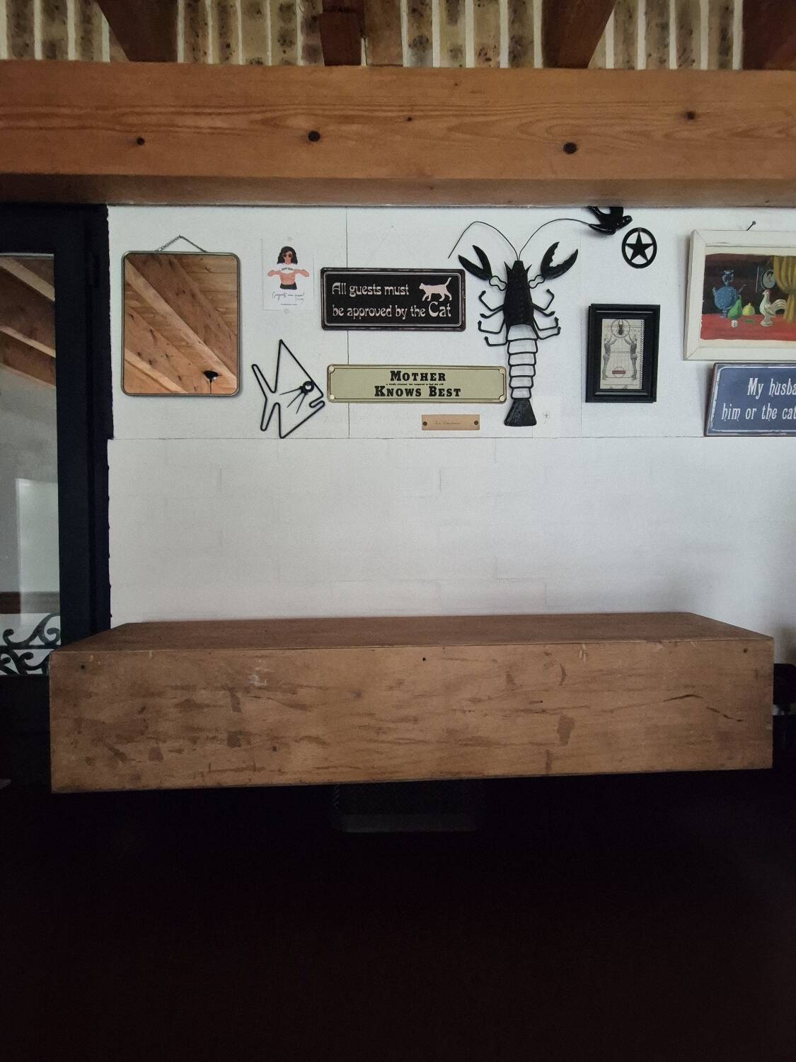 Vintage wall cupboard