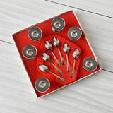 6 stainless steel egg cups