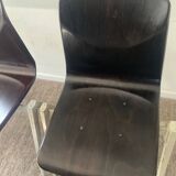 Pair of Pagholz-Germany industrial chairs from the 50s-60s