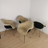 Charles Eames DAX armchairs set for Herman Miller