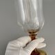 Set of 41 antique glasses with amber stems - water, wine, liqueur, champagne cups.