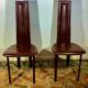 2 chaises total cuir estampillées dad