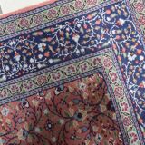 Handmade vintage Indian Agra rug 121cm x 183cm 1960s