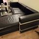 LC2 corner sofa Le Corbusier - Black Italian Leather