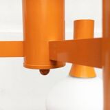 Orange Vintage Space Age Pendant Lamp