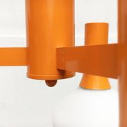 Orange Vintage Space Age Pendant Lamp