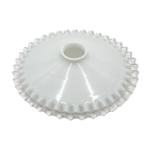 Corrugated glass cake