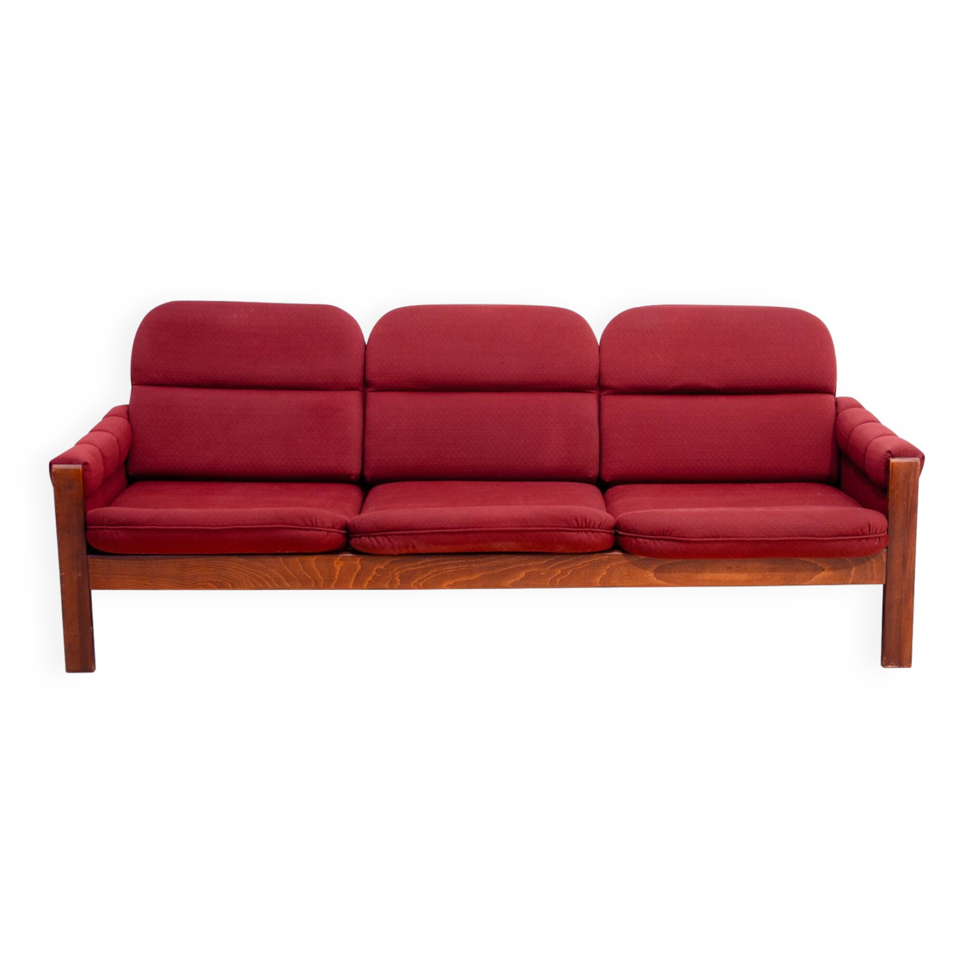 Canapé lounge trois places vintage de style scandinave, 1970