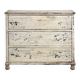 Grande commode ancienne à patine blanche (vers 1920) #42
