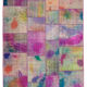 Hand-Knotted Anatolian Contemporary 169 cm x 240 cm Multicolor Patchwork Rug