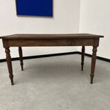 Old walnut bistro table