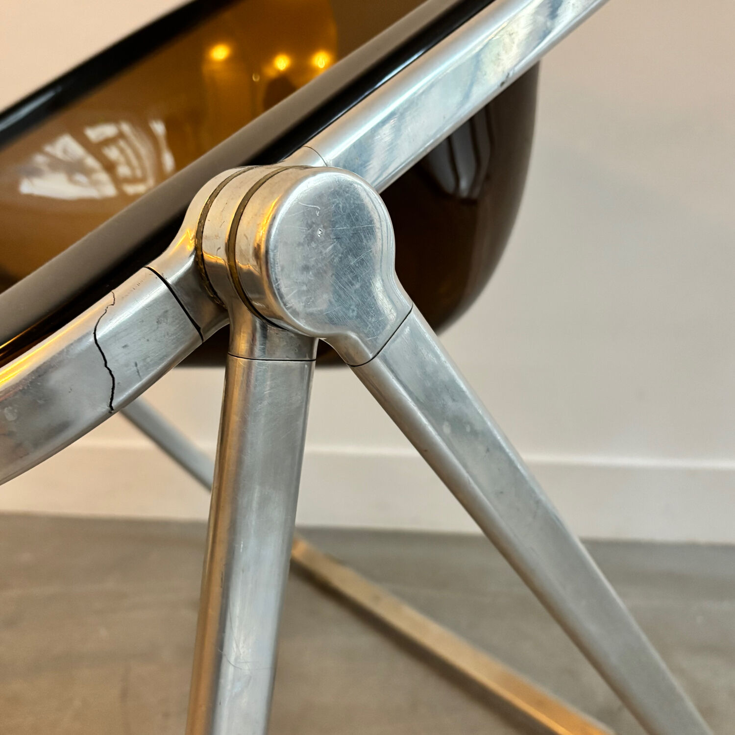 "Plona" armchair by Giancarlo Pieretti for Castelli