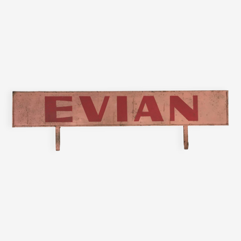 Rare Evian advertising sign