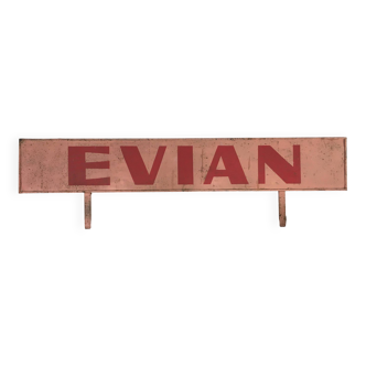 Rare Evian advertising sign