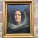 Oil painting on canvas 1850 victor darjou french portrait paint