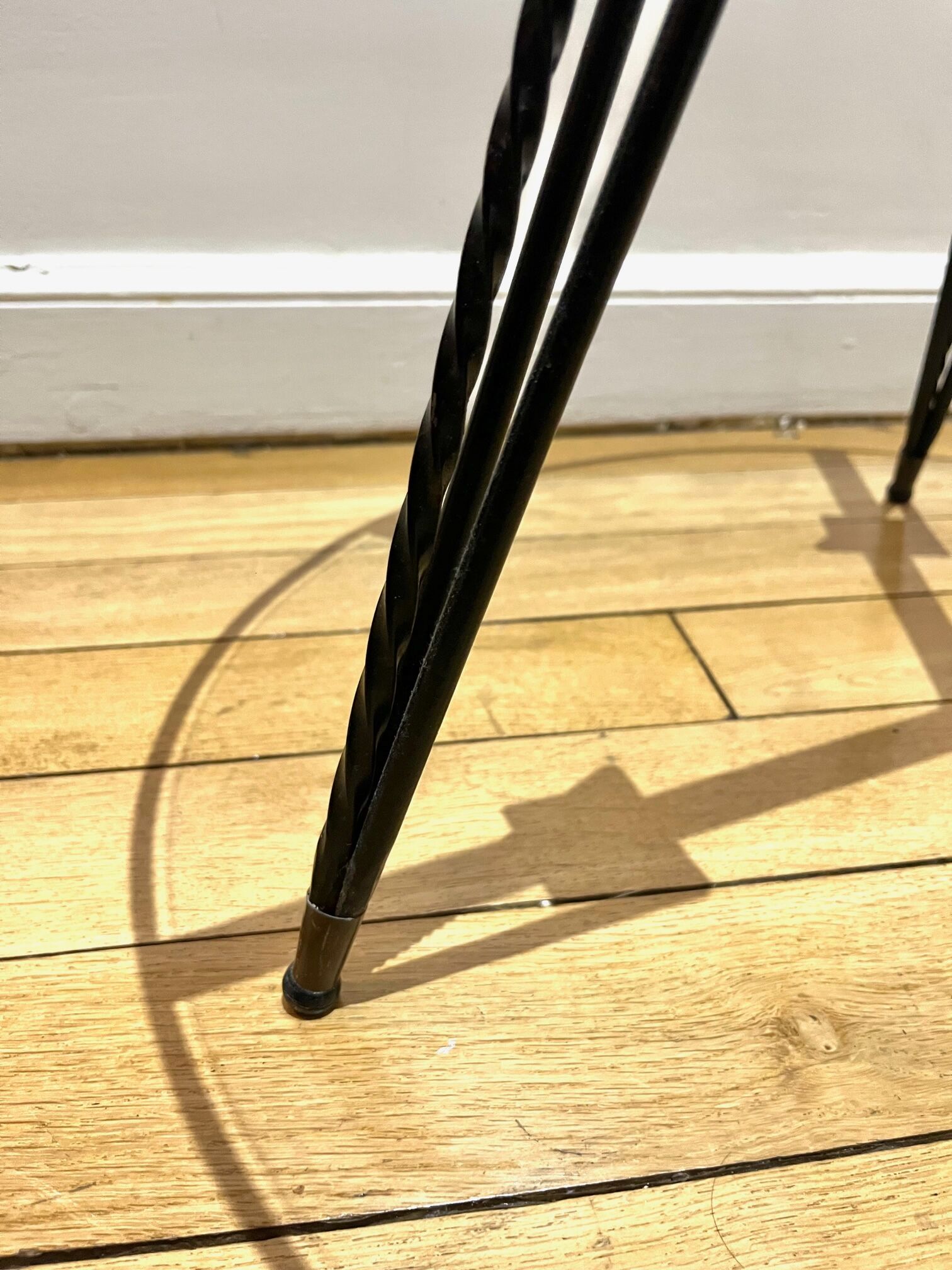 Wrought iron gueridon 1950