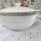 Longwy France earthenware soup tureen, Trianon model