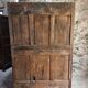18th-century French antique cherry wood wardrobe – Rustic sideboard