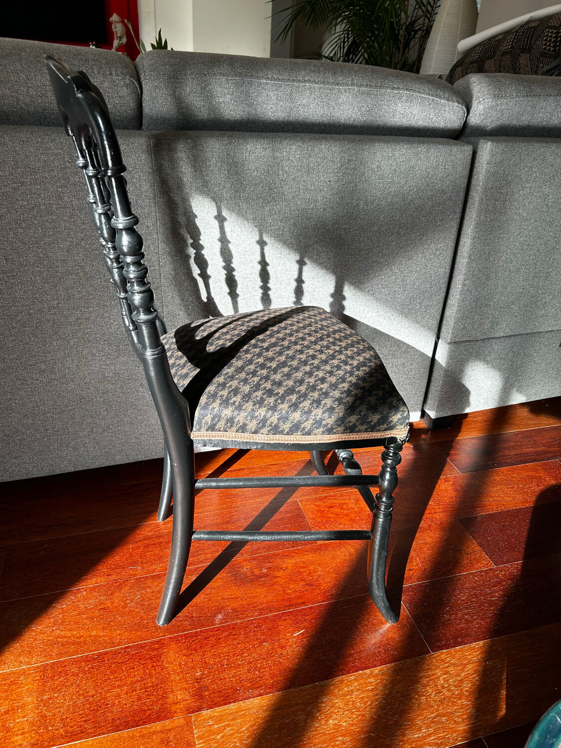 Two Napoleon III chairs, completely restored