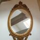 Italian mirror Louis XVI style in gold resin