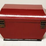 Old lacquered wooden box