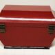 Old lacquered wooden box