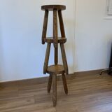 Suite of 3 minimalist tripod stools