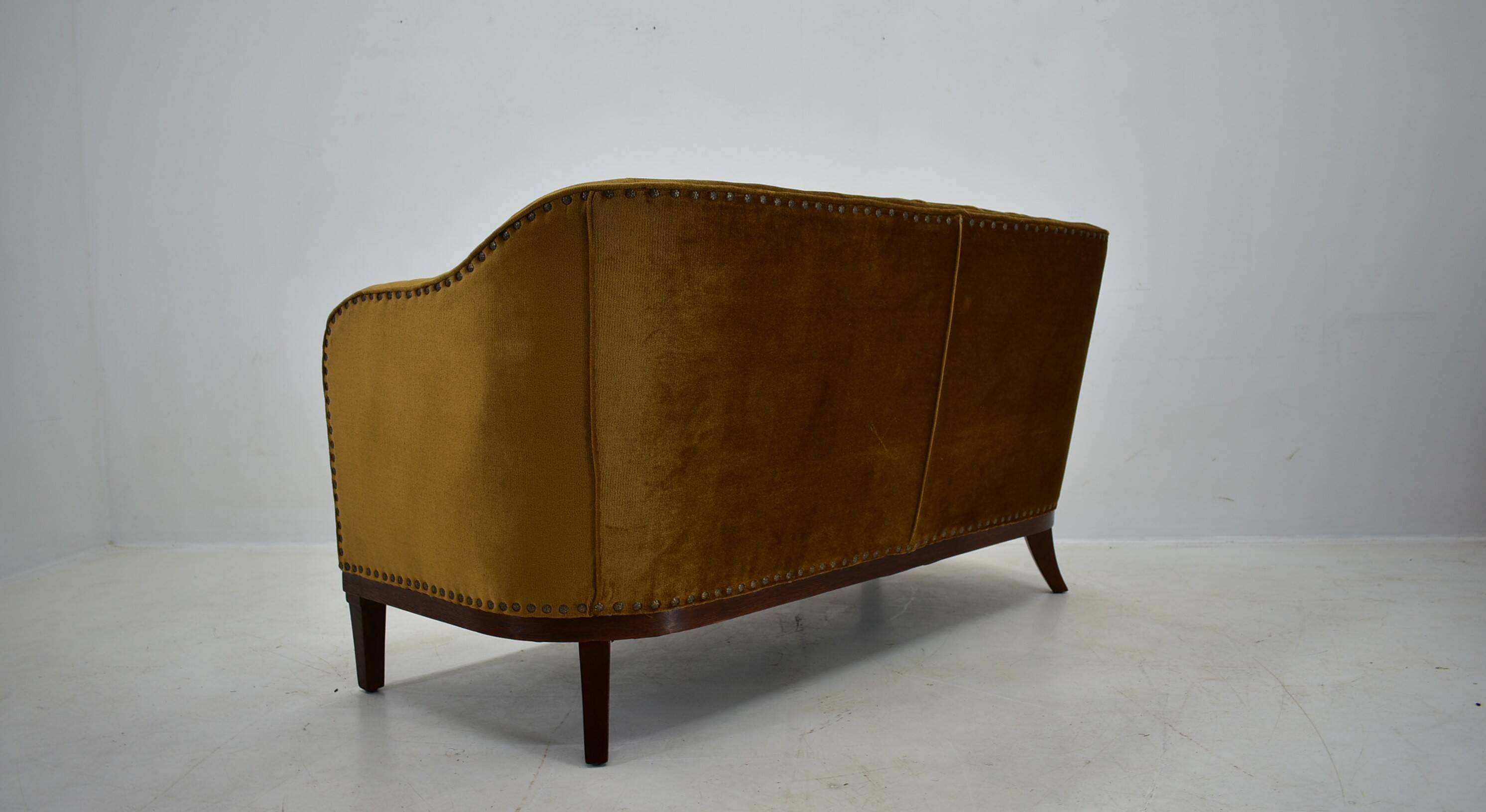 Canapé Art Déco des années 1930, Tchécoslovaquie