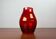 German glass vase from the mid-century modern period by Alfred Taube, 1960s.
