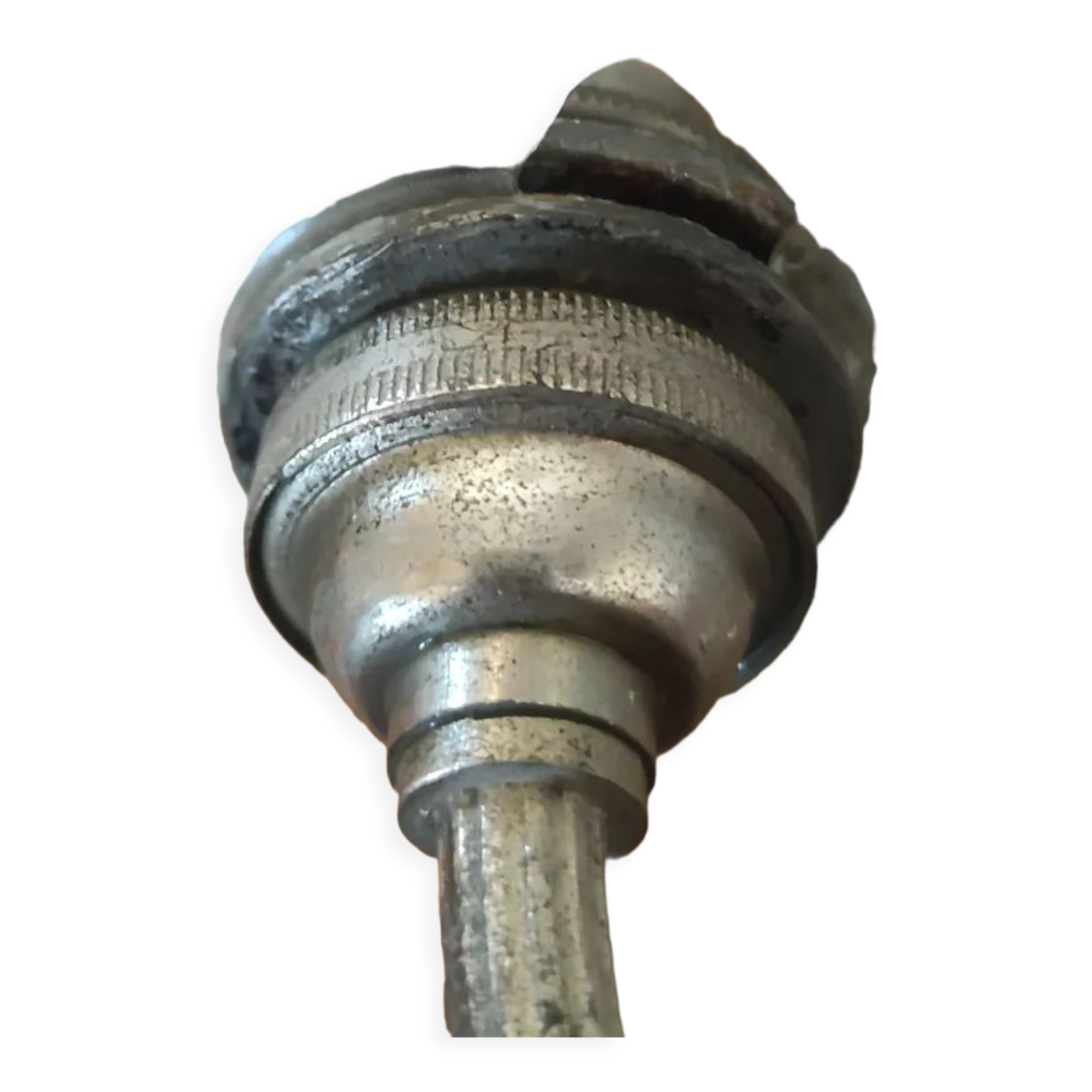 Pair of double Art Deco sconces / silver bronze