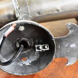 metal torch, glass flame