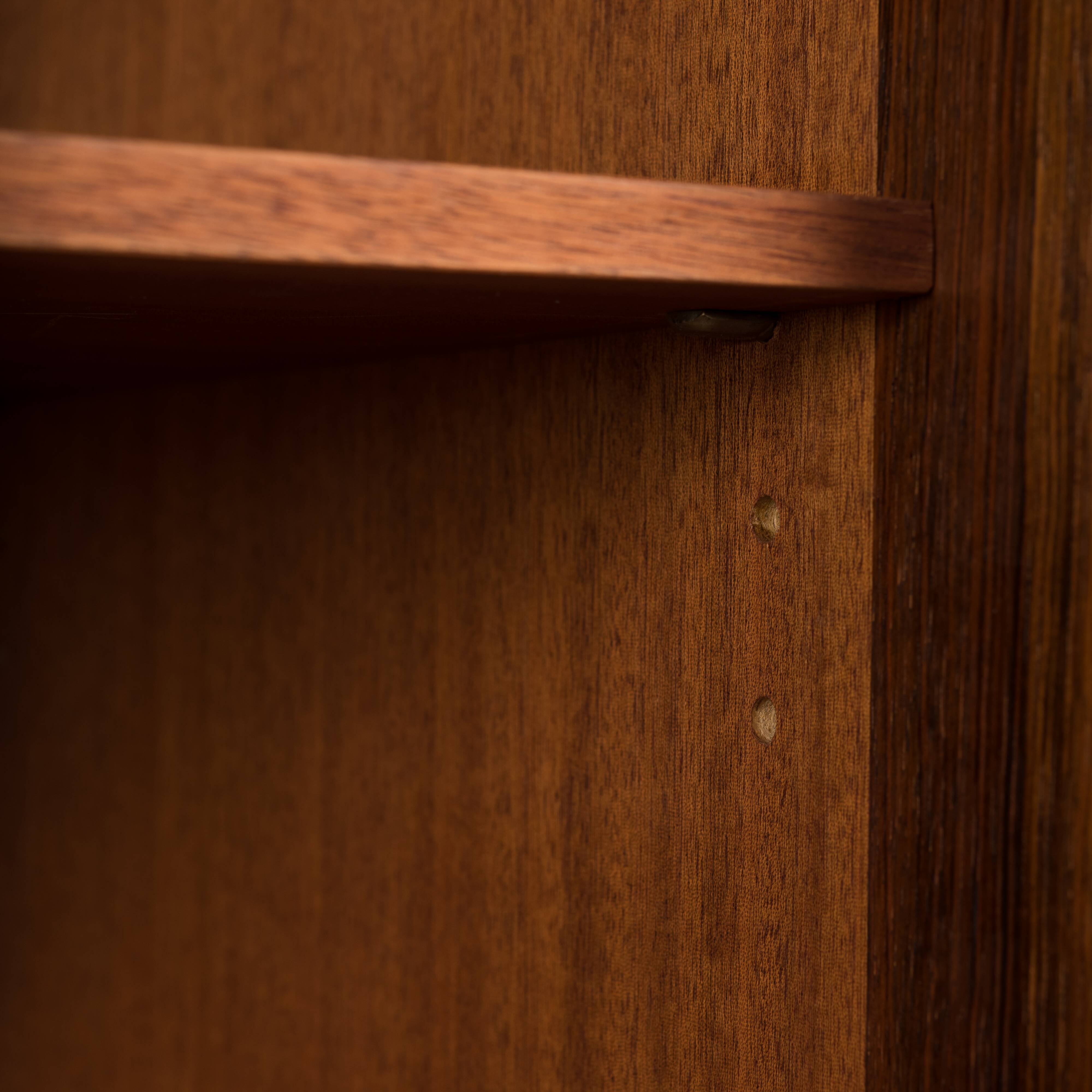 Mid-century rosewood sideboard with sliding doors from DR Mobler, 1960s
