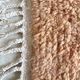 Large Berber rug Beni Ouarain ochre mottled wool