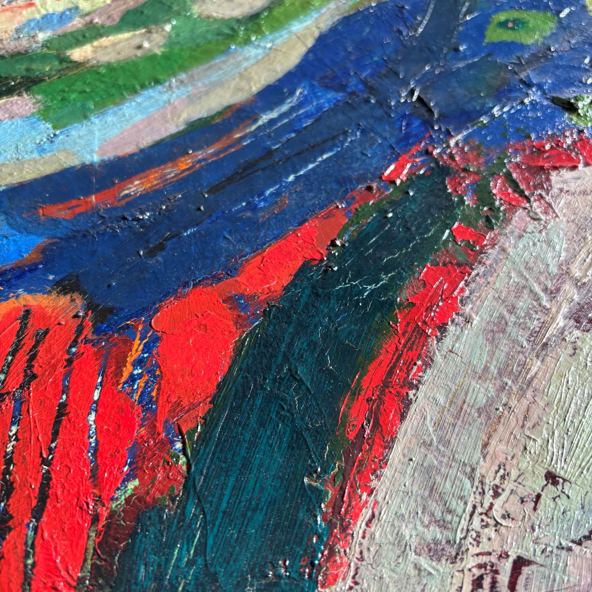 Midcentury abstract composition by Dutch artist Rien Goené (1929 – 2013)